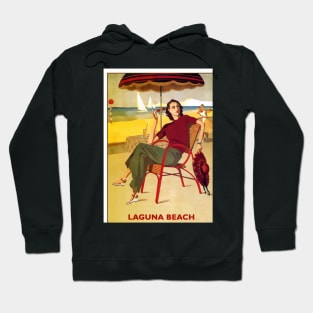 Beach - Vintage Travel Advrtising Hoodie